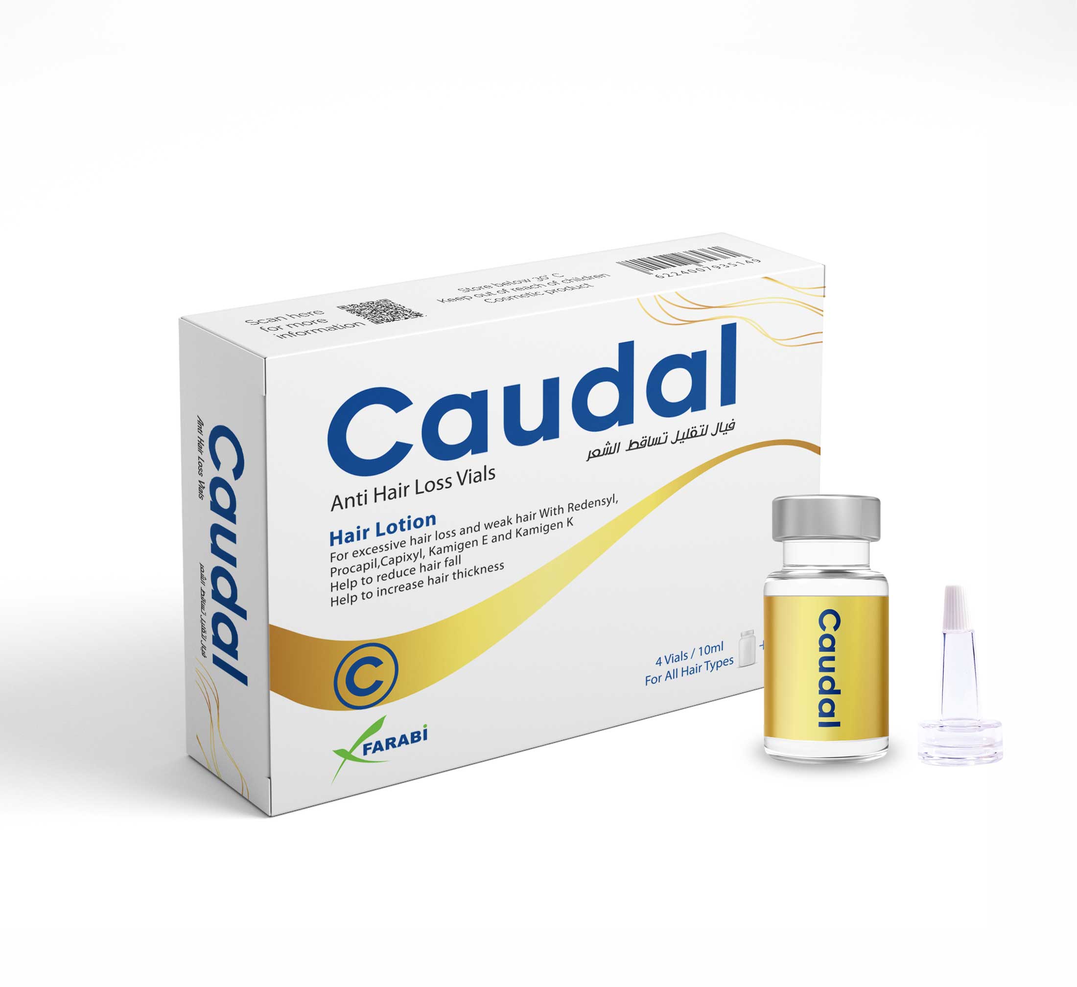Caudal Anti Hair Loss 4 Vials