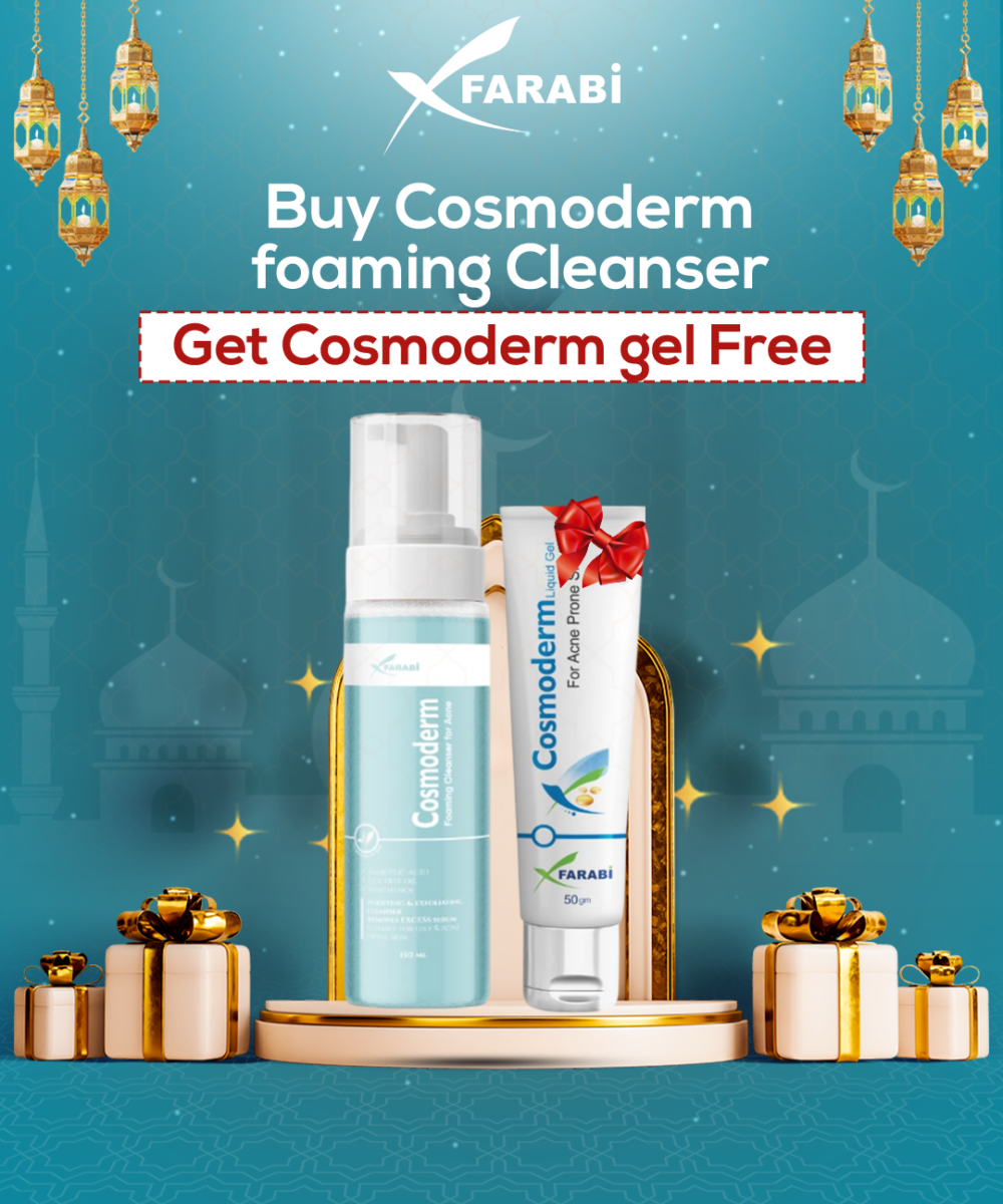 No More Acne - Buy Cosmoderm Cleanser & Get Cosmoderm Gel free